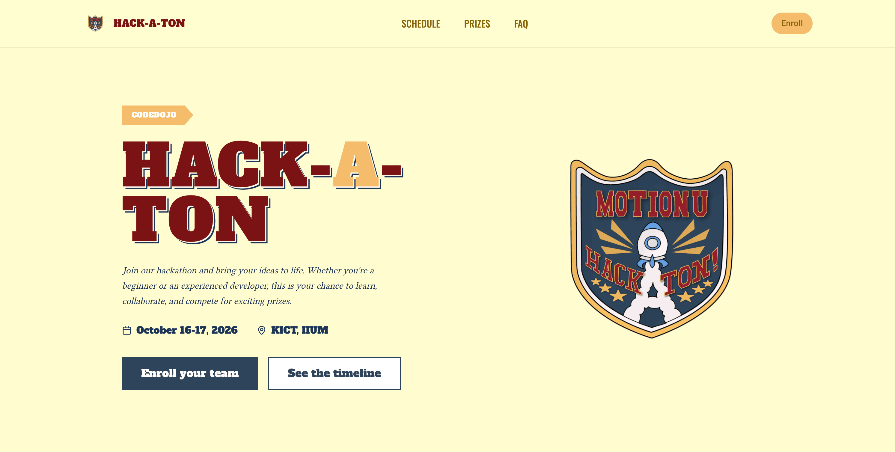 CodeDojo: Hack-A-Ton 2026 -  Build, Innovate, and Empower Local Communities