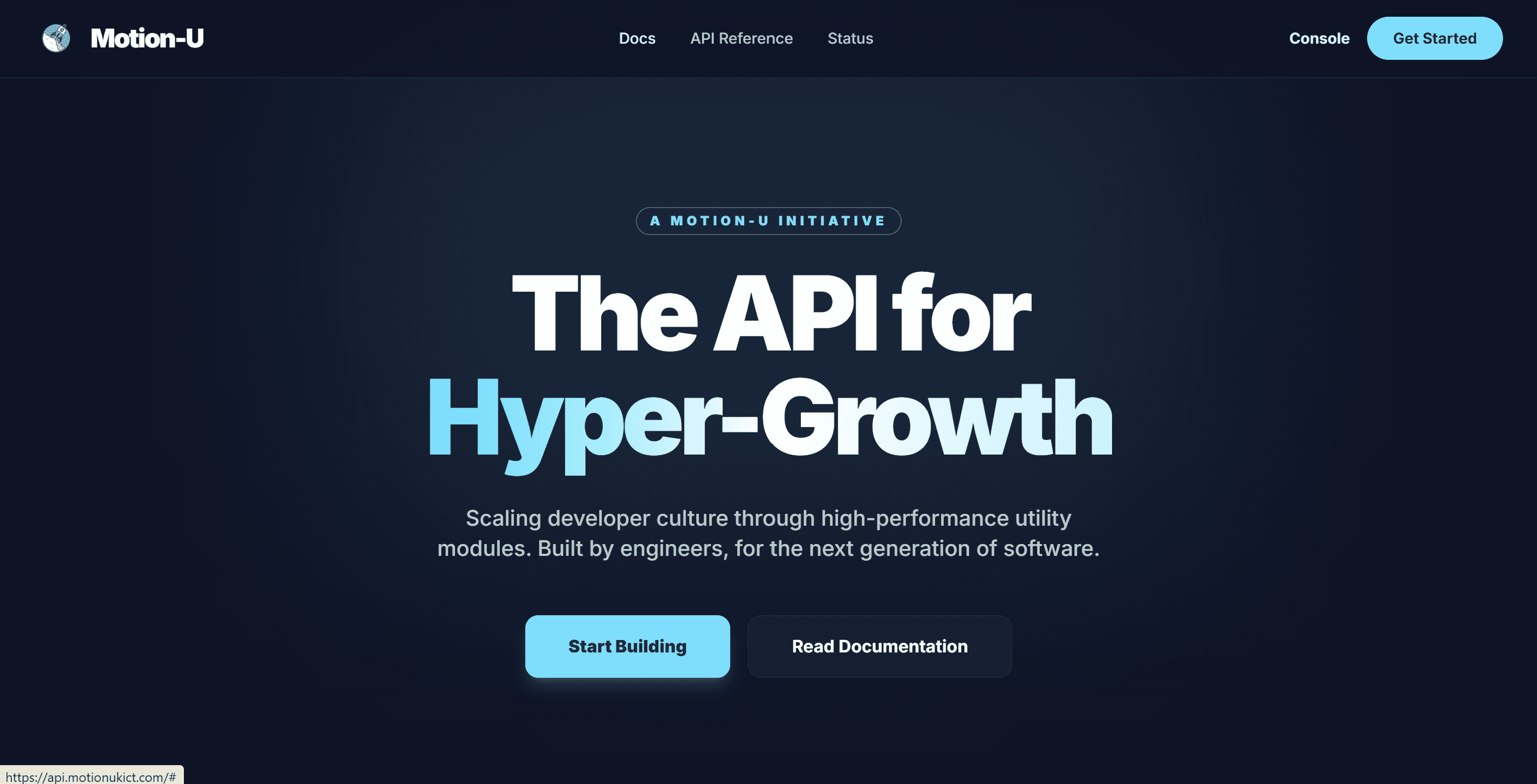 Motion-U API
