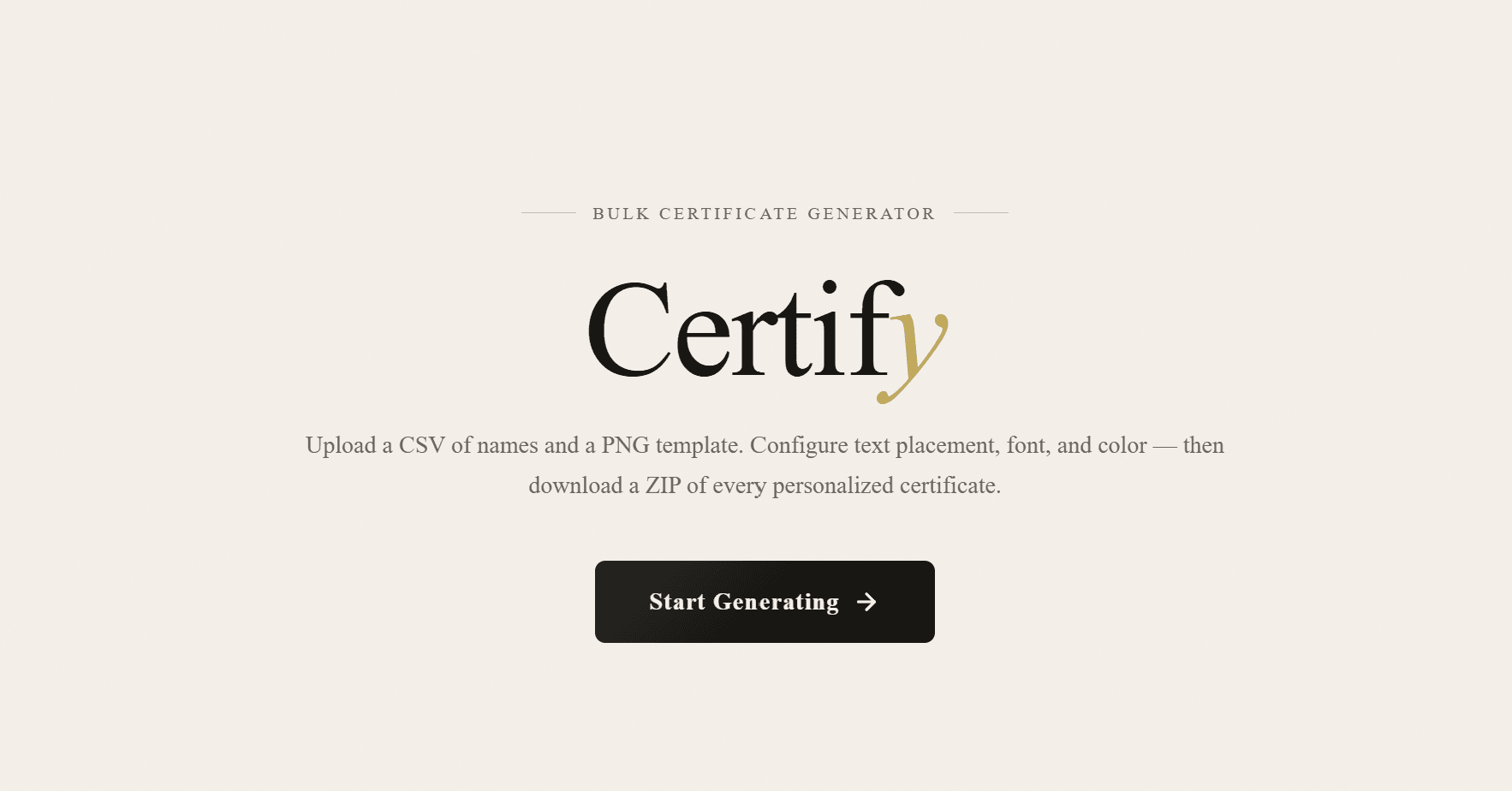 Certify